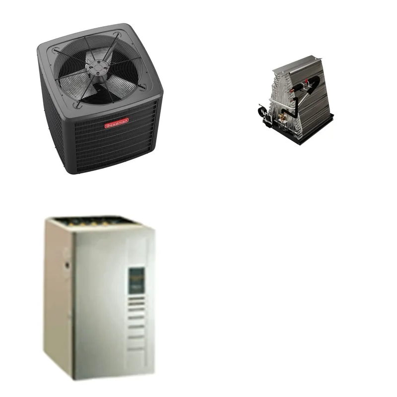 GOODMAN GLZS5BA1810+CAUTA3022A3+GR9S960603BU - 18K BTU Ducted Heat Pump System - R-32