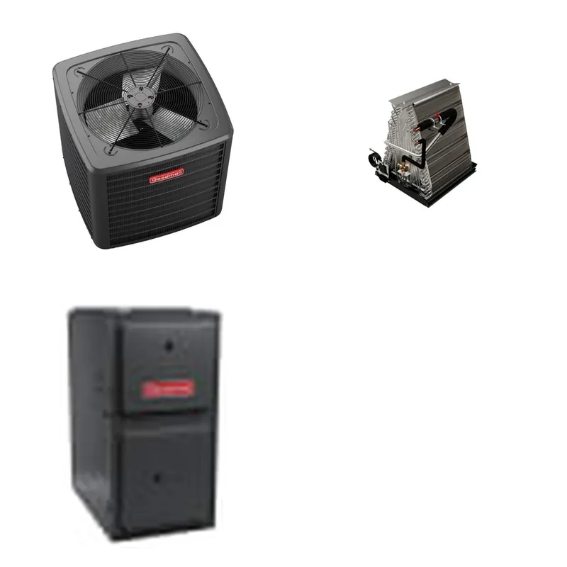 GOODMAN GLZS5BA1810+CAUTA3022C3+GR9S920603BN - 18K BTU Ducted Heat Pump System - R-32