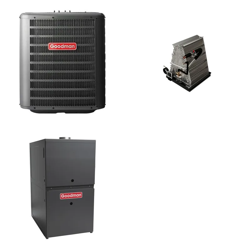 GOODMAN GLZS4BA2410+CAUTA3022C3+GR9S800603AU - 24K BTU Ducted Heat Pump System - R-32