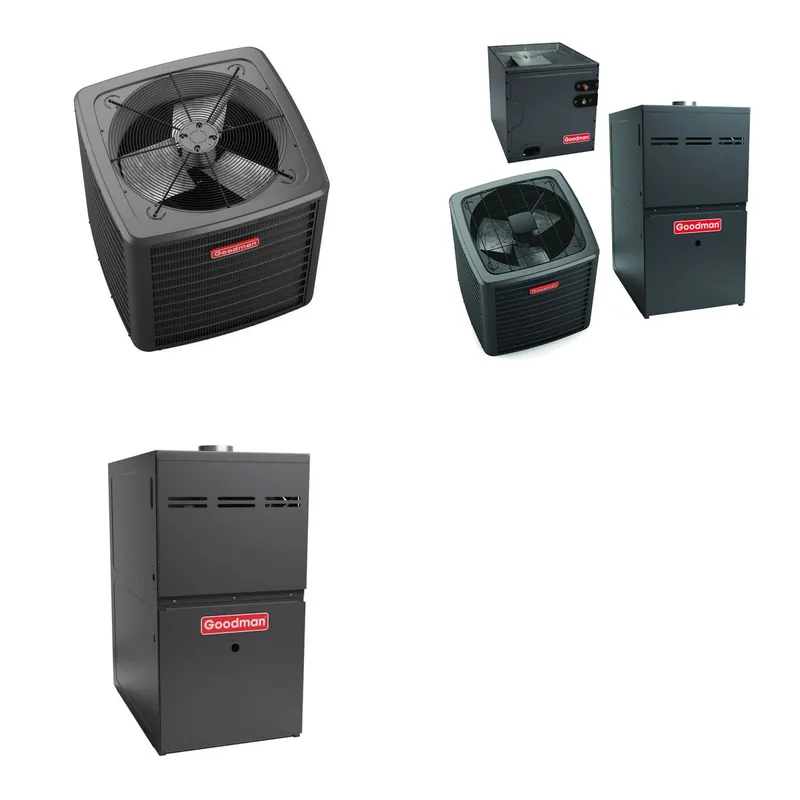 GOODMAN GLZS5BA4210+CAUTA4230C3+GR9S921005CN - 42K BTU Ducted Heat Pump System - R-32