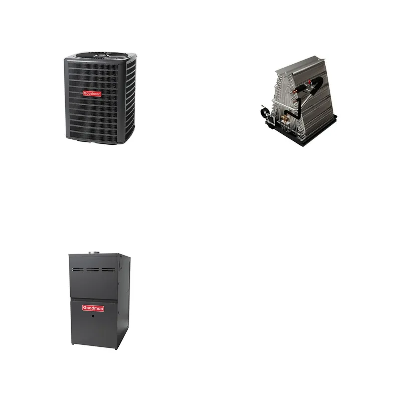 GOODMAN GLZS5BA2410+CAUTA3026C3+GR9S800603BN - 24K BTU Ducted Heat Pump System - R-32