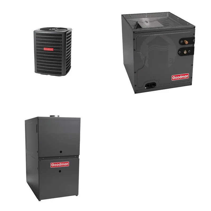 GOODMAN GLZS5BA2410+CAPTA3022C3+GR9S800403AU - 24K BTU Ducted Heat Pump System - R-32